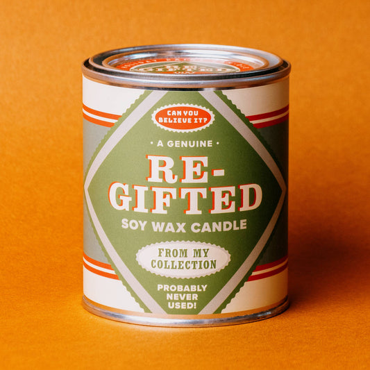 Re-Gifted Paint Can Candle