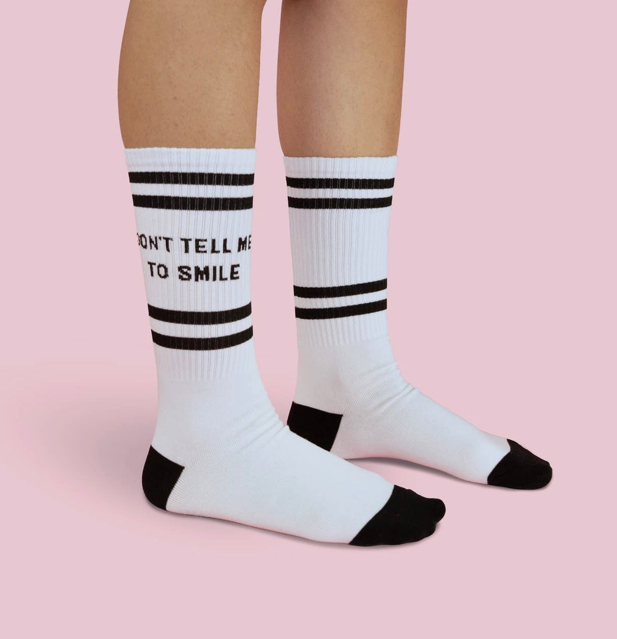 Don't Tell Me To Smile Socks