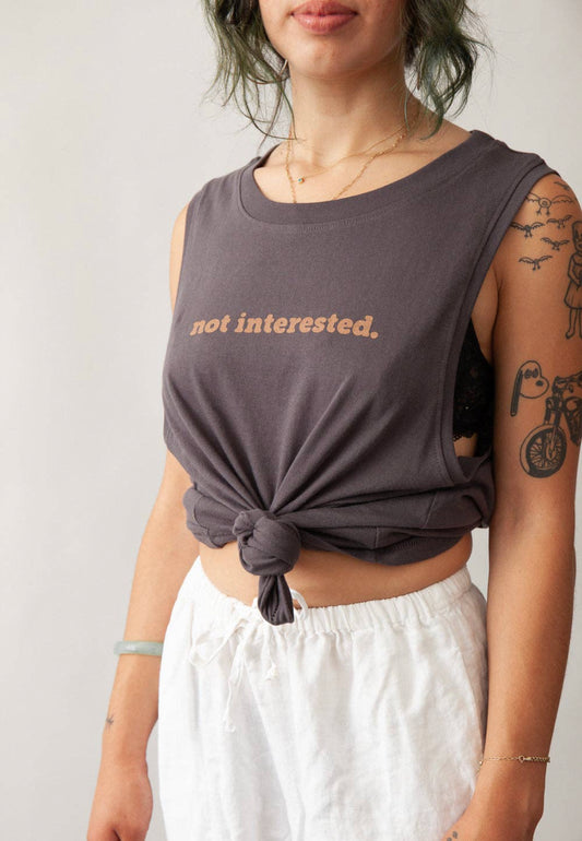 Not Interested Tank Top