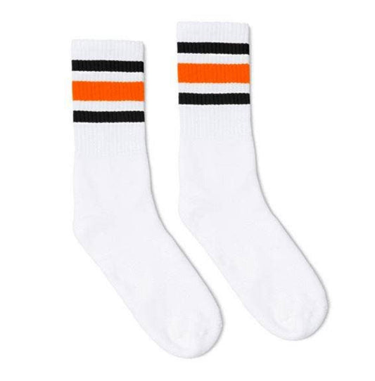 Black & Orange Striped Socks