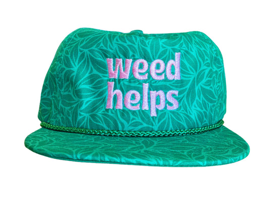 Weed Helps (Green/Pink)