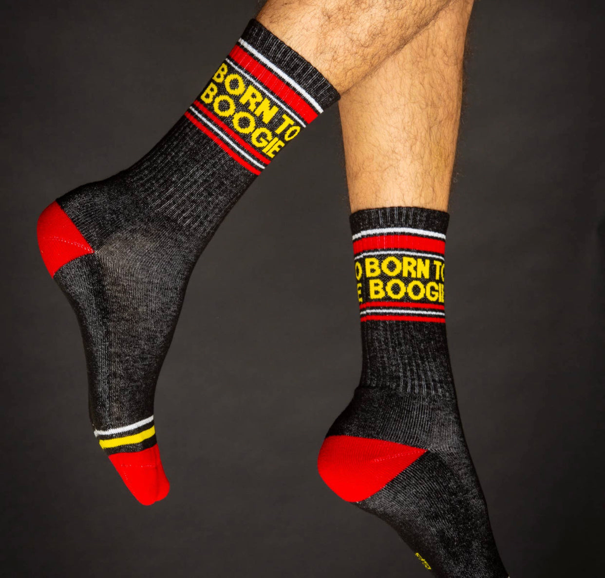 Born To Boogie Gym Crew Socks