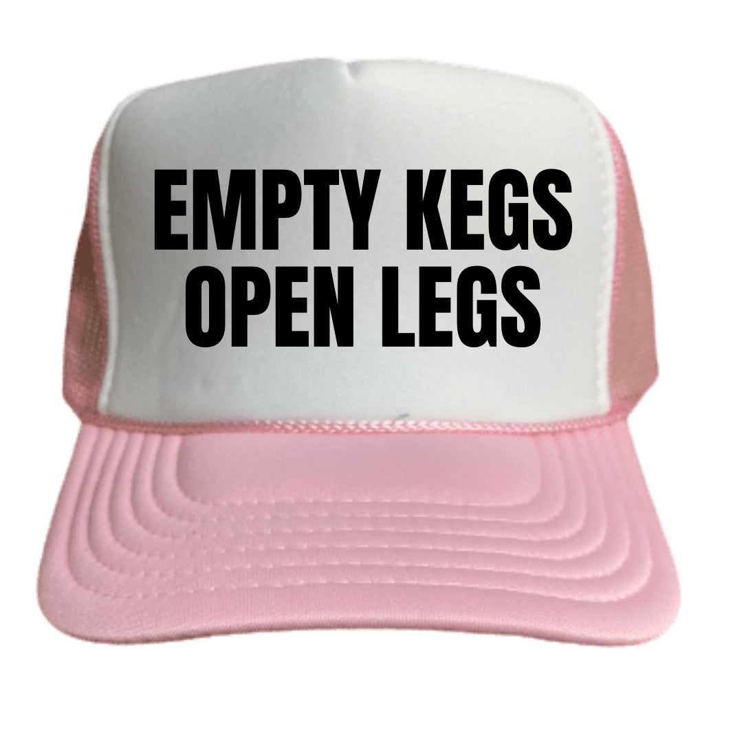 Empty Kegs Open Legs Inappropriate Trucker Hat