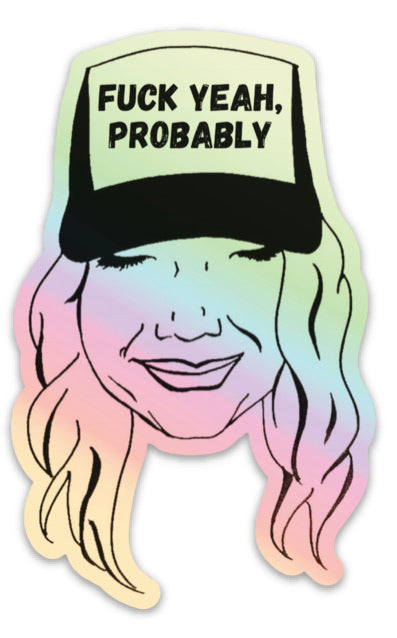 Holographic Uncle Bekah Sticker