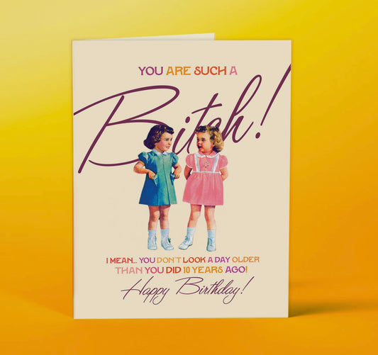 You Are Such A Bitch Birthday Card