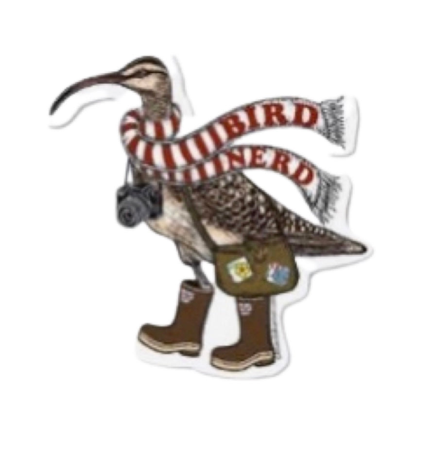 Bird Nerd Sticker