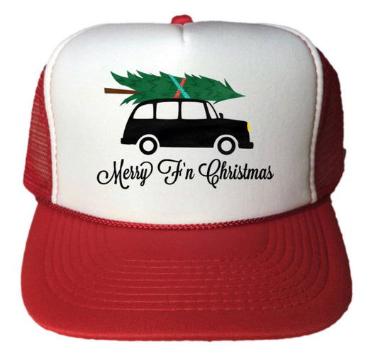 Merry F'n Christmas Trucker Hat